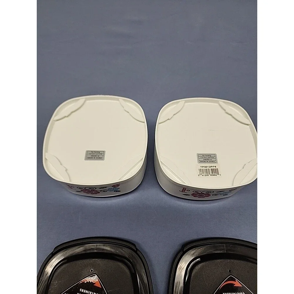 Foogo By Thermos 12 Oz. Stackable Bento Containers Set Of 2 In Poppy Patch 2012